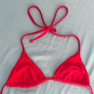 Frankie’s Bikinis Red Sky Top